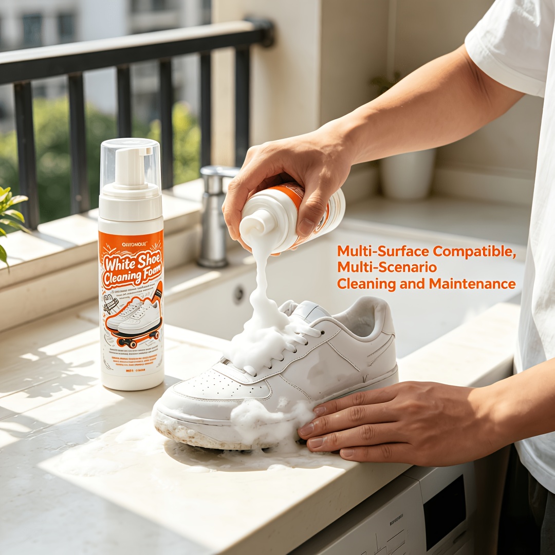 Portable No Rinse White Shoe C - Sneaker Care White ulasan dan harga