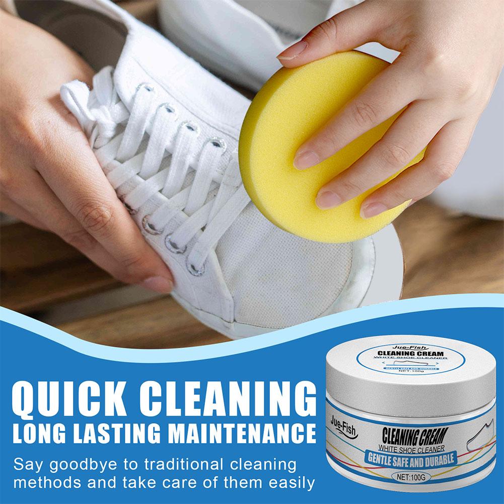 White Shoes Cleaning Cream Sta - Sneaker Care Cleaning Kit ulasan dan harga