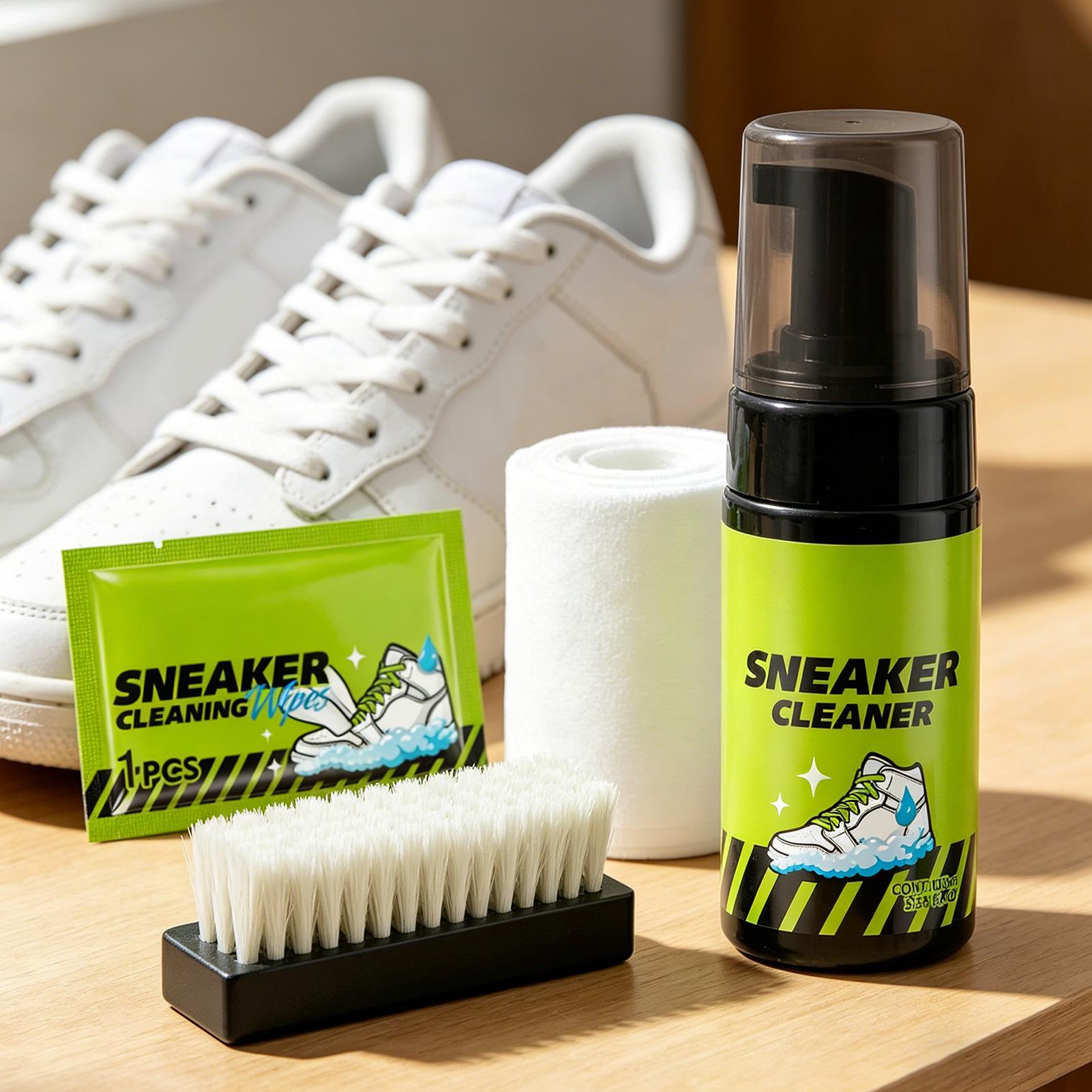 Sneaker Cleaner 4 Pieces 100ml - Sneaker Care White ulasan dan harga