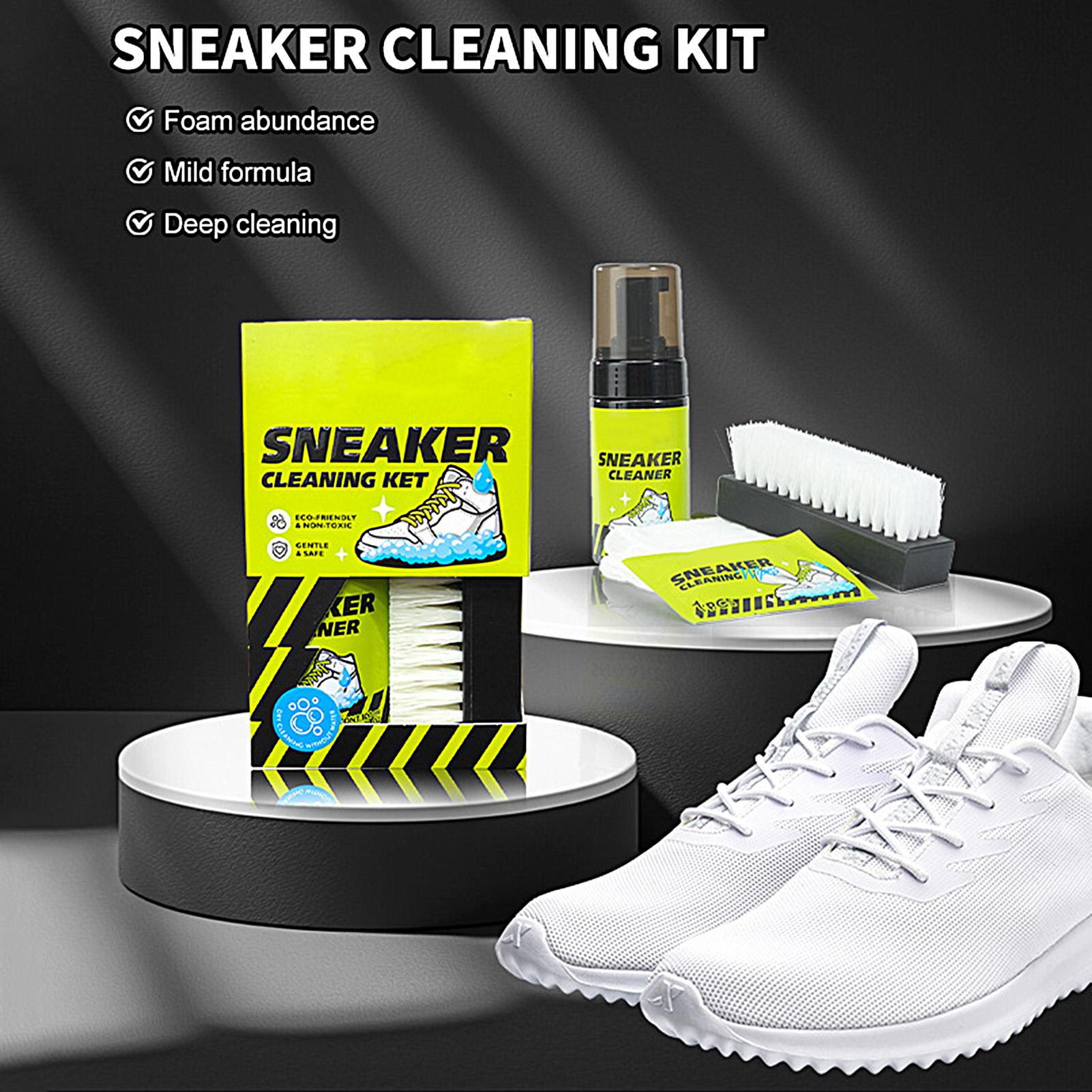 Sneaker Cleaner 4 Pieces 100ml - Sneaker Care White ulasan dan harga