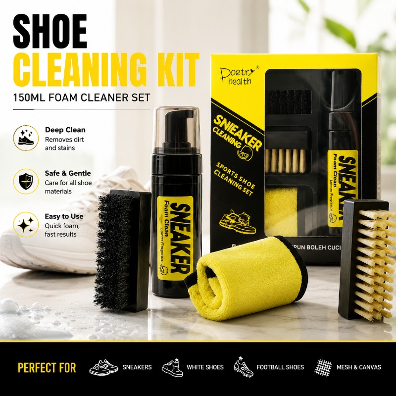 Shoe Cleaning Kit 150ML Foam C - White Sneaker Care Kit ulasan dan harga