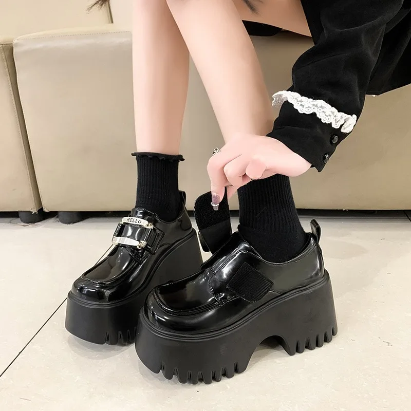 Women High Platform Shoes Autu - Leather Sneaker Care Kit ulasan dan harga