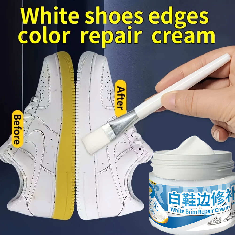 New White Shoe Edge Restorer 5 - White Sneaker Care Kit ulasan dan harga