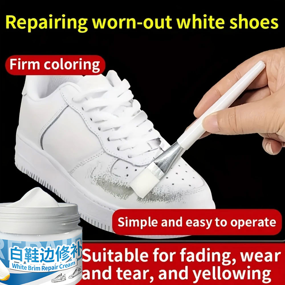 New White Shoe Edge Restorer 5 - White Sneaker Care Kit ulasan dan harga