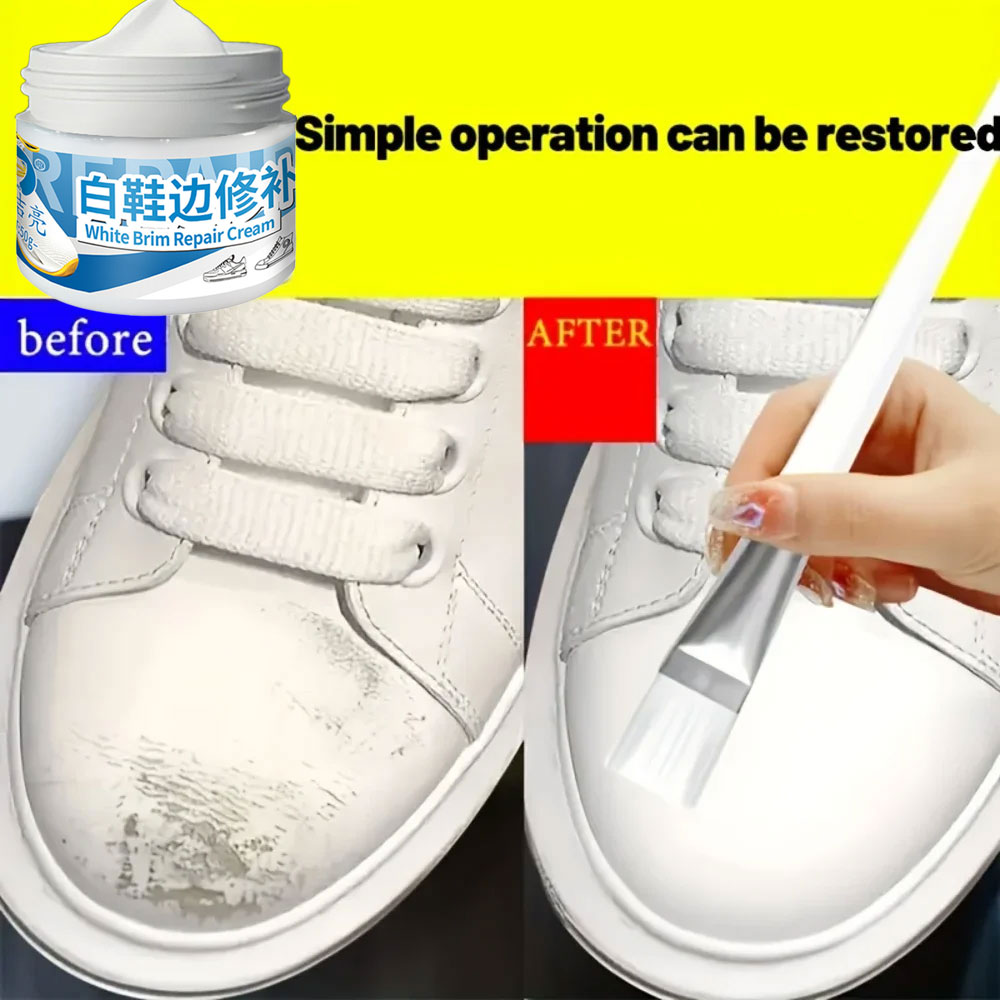 New White Shoe Edge Restorer 5 - White Sneaker Care Kit ulasan dan harga