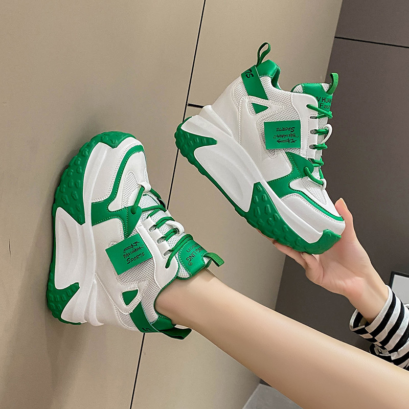 9.5CM Women High Platform Snea - Leather Sneaker Care Kit ulasan dan harga