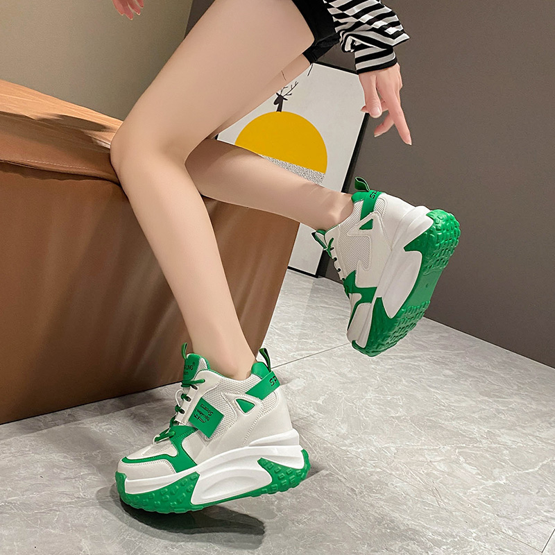 9.5CM Women High Platform Snea - Leather Sneaker Care Kit ulasan dan harga