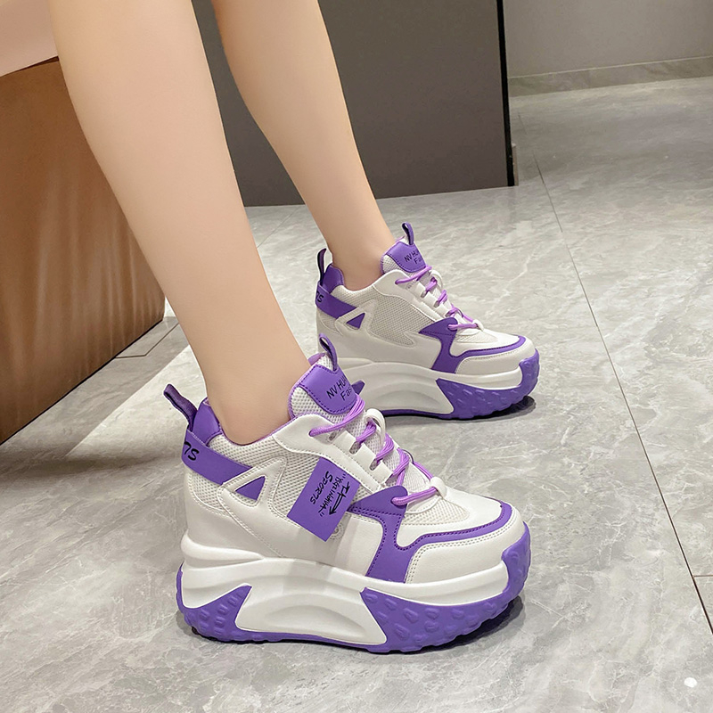 9.5CM Women High Platform Snea - Leather Sneaker Care Kit ulasan dan harga