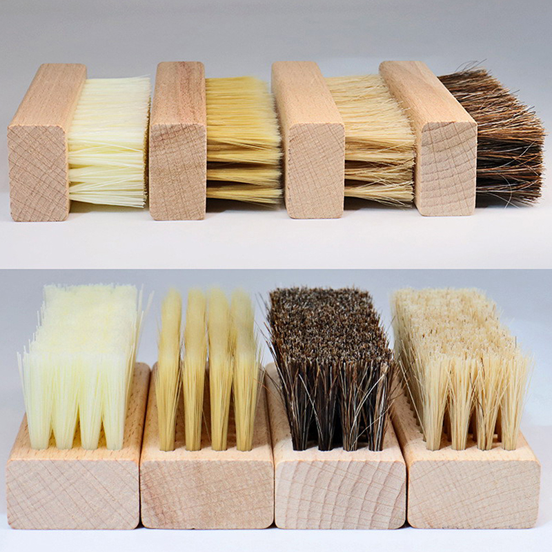 Useful Wood Handle Shoe Brush  - Sneaker Care Cleaning Kit ulasan dan harga