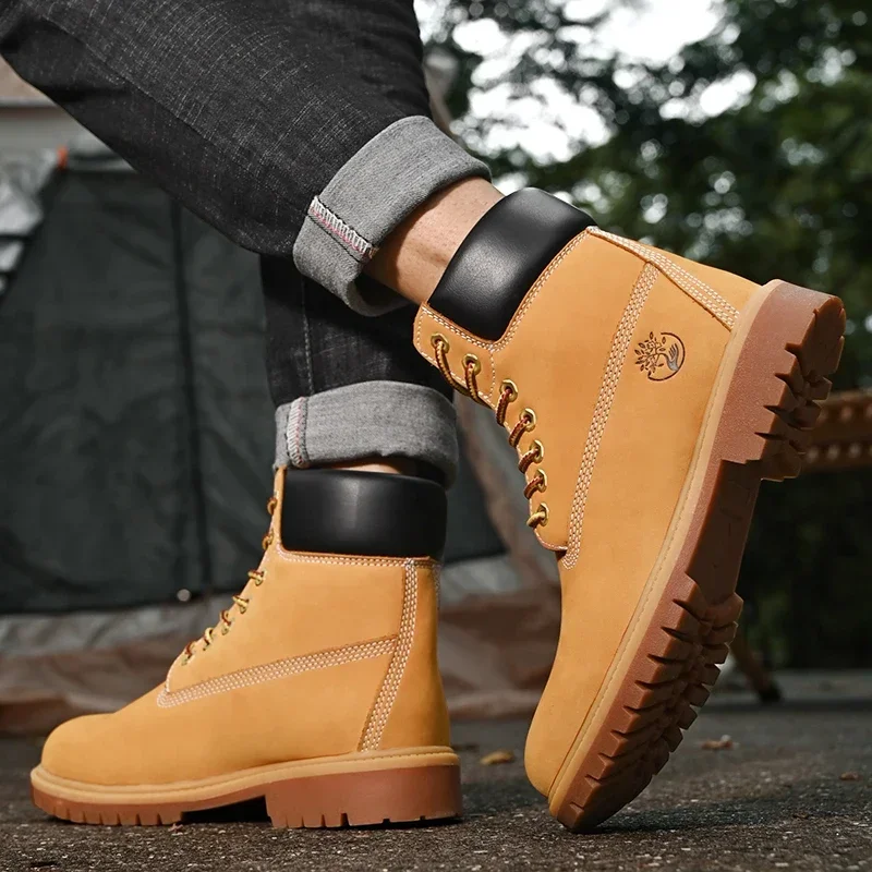 Boots Men High Top Boots High  - Leather Sneaker Care Kit ulasan dan harga