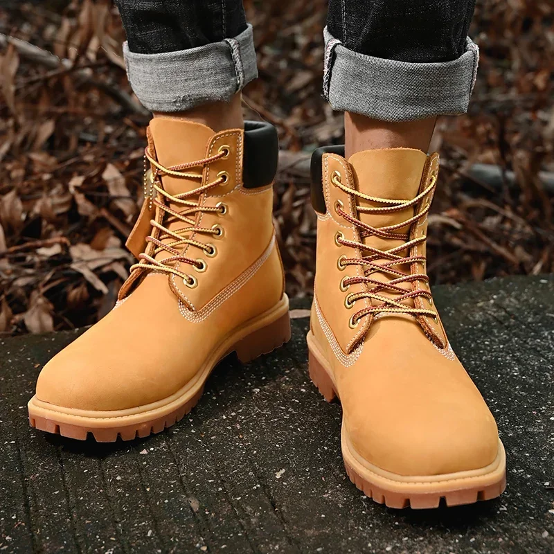Boots Men High Top Boots High  - Leather Sneaker Care Kit ulasan dan harga