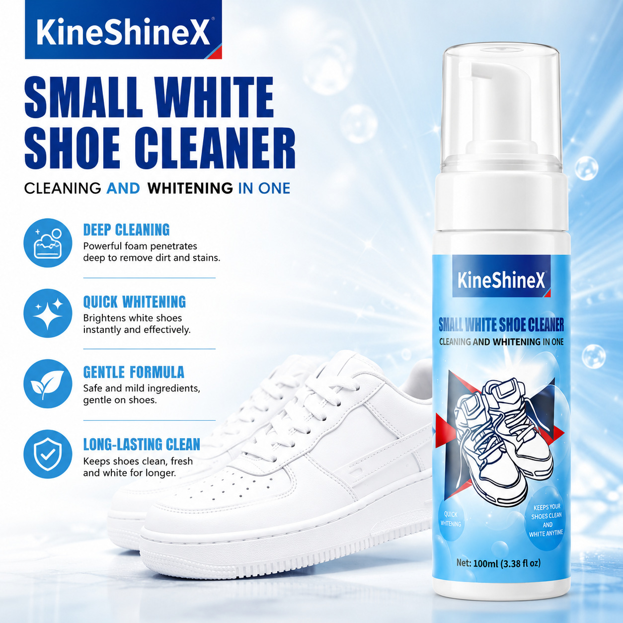 Gihen Shoe Cleaner Kits Water- - Sneaker Care Cleaning Kit ulasan dan harga